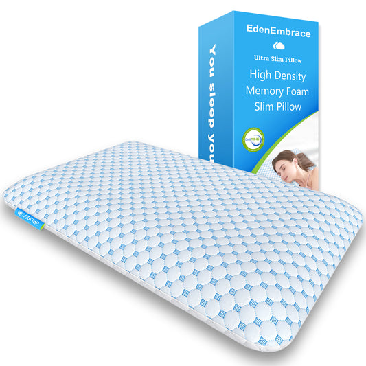 Low Profile Memory Foam Pillow